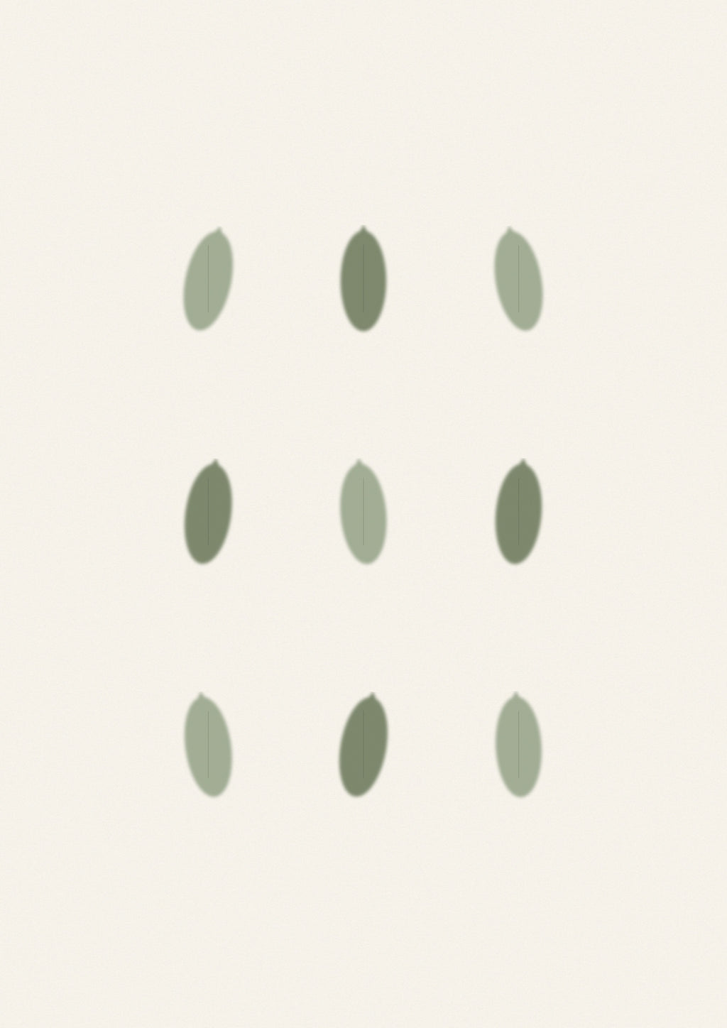 Simple Studio — Leaf Grid — Fine Art Print