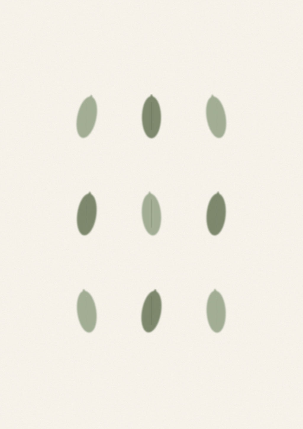 Simple Studio — Leaf Grid — Fine Art Print